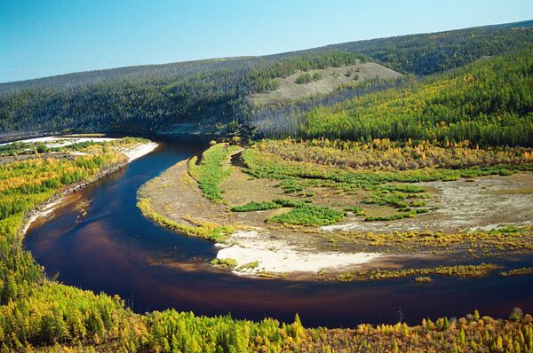Uno de los afluentes del río Lena en Yakutia - Sputnik Mundo