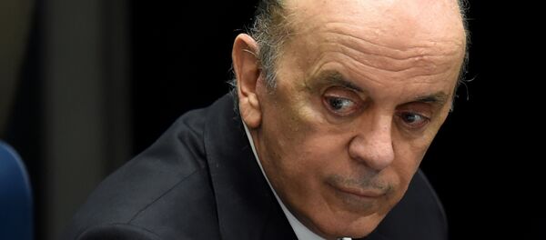 José Serra, canciller de Brasil - Sputnik Mundo