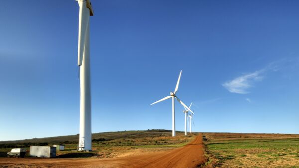 Molinos de viento. Energía renovable. - Sputnik Mundo