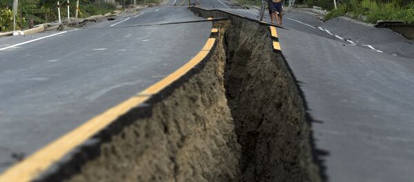 Terremoto en Ecuador (archivo) Terremoto en Ecuador (archivo) - Sputnik Mundo