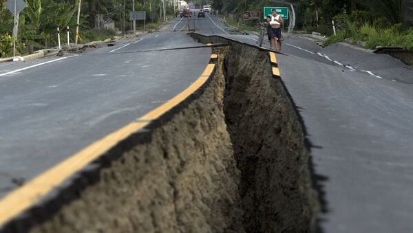 Terremoto en Ecuador (archivo) - Sputnik Mundo