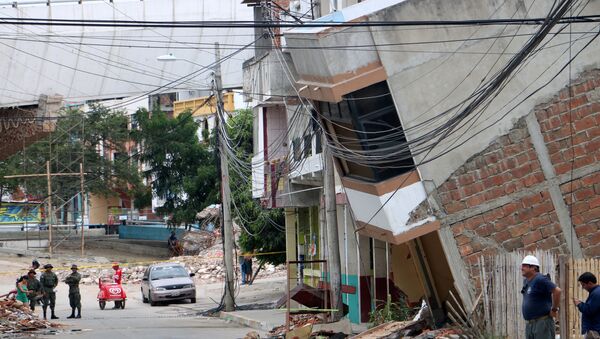 Sismo en Ecuador - Sputnik Mundo