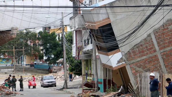Sismo en Ecuador (archivo) - Sputnik Mundo