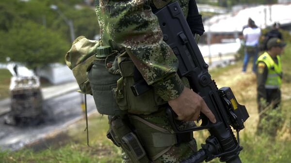 Policía colombiana - Sputnik Mundo