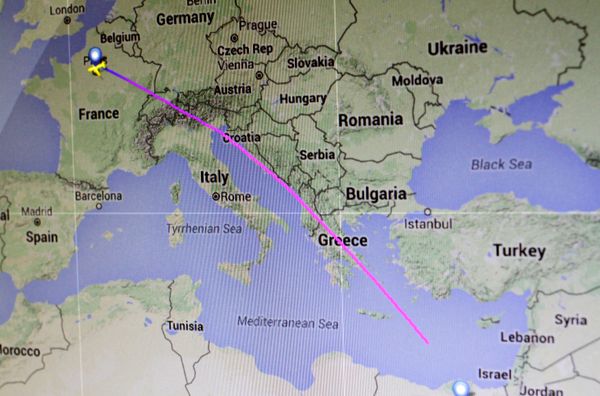 Trayectoria del vuelo del avión de la compañía EgyptAir Trayectoria del vuelo del avión de la compañía EgyptAir - Sputnik Mundo