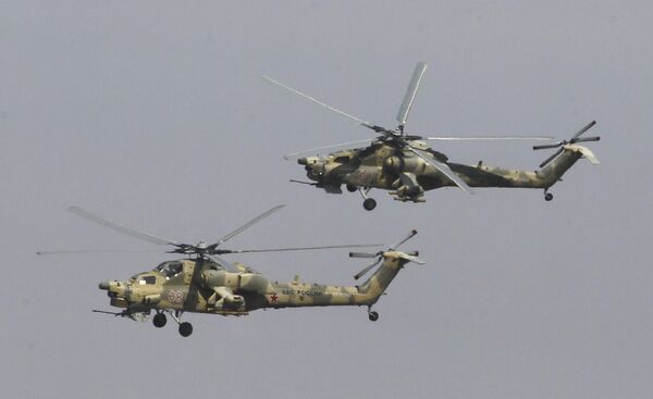 Mi-28N Night Hunter helicopters Mi-28N Night Hunter helicopters - Sputnik Mundo
