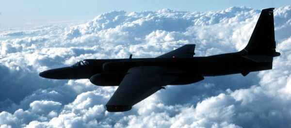 This undated US Air Force photo shows a U-2 spy plane which is expected to be used by the US in the war against terrorism - Sputnik Mundo
