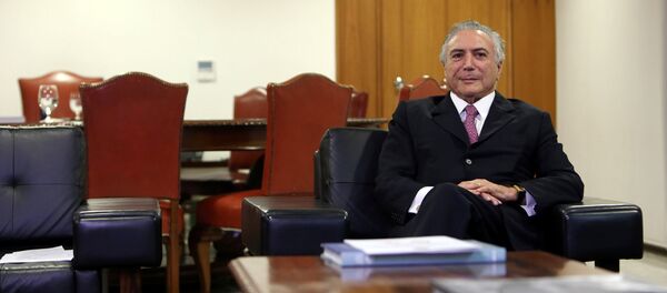 Michel Temer, presidente interino de Brasil - Sputnik Mundo