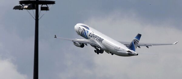 Un avión de la compañía aérea EgyptAir - Sputnik Mundo