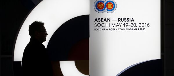Logo de la cumbre ASEAN-Rusia - Sputnik Mundo