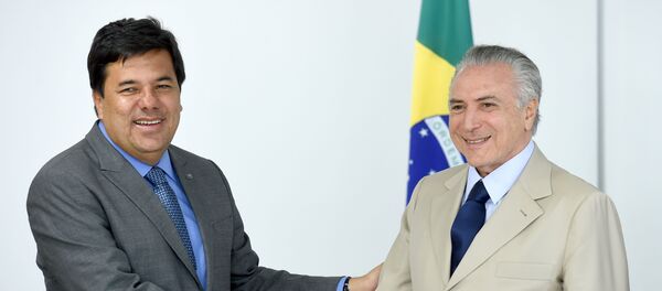 Mendonça Filho y Michel Temer Mendonça Filho y Michel Temer - Sputnik Mundo