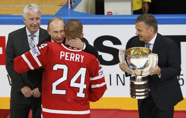 El presidente ruso, Valdímir Putin, saludó a la selección de Canadá con la victoria en el Mundial - Sputnik Mundo