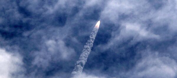 Lanzamiento de un satélite (imagen referencial) - Sputnik Mundo