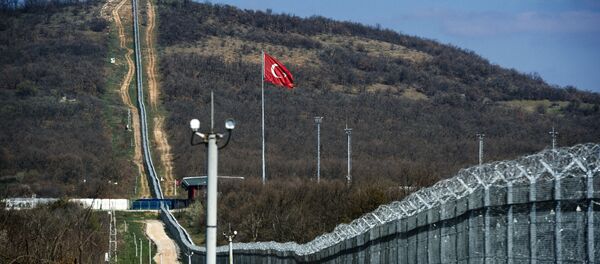 Bandera de Truquía en la frontera turco-búlgara - Sputnik Mundo