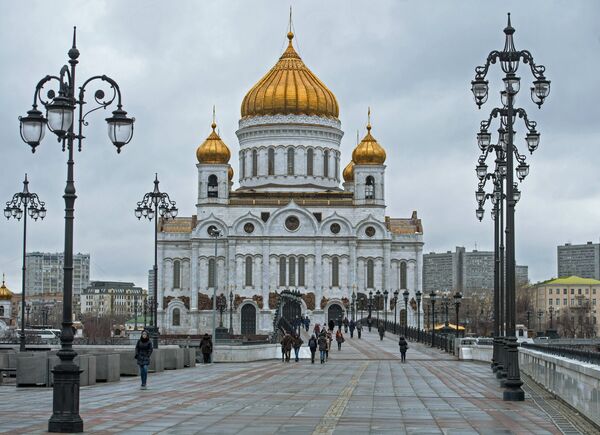 La Catedral de Cristo Salvador en Moscú - Sputnik Mundo