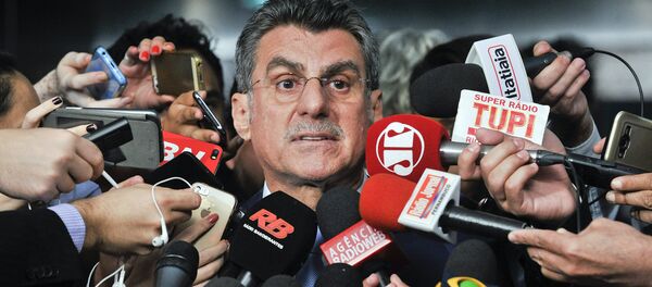 Romero Jucá, senador del Partido del Movimiento Democrático de Brasil y actual ministro de Planificación (archivo) - Sputnik Mundo