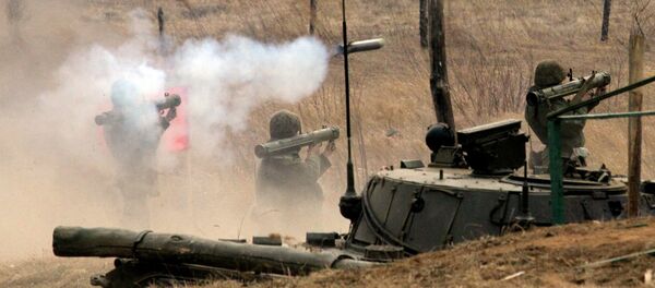 Учения бригады ВДВ РФ на Сергеевском полигоне в Приморском крае - Sputnik Mundo