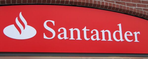 Logo del Banco Santander - Sputnik Mundo