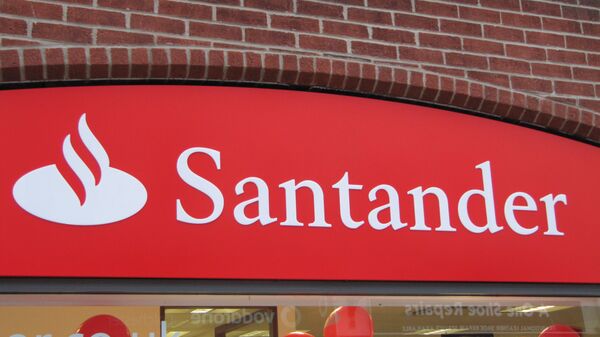 Logo del Banco Santander - Sputnik Mundo