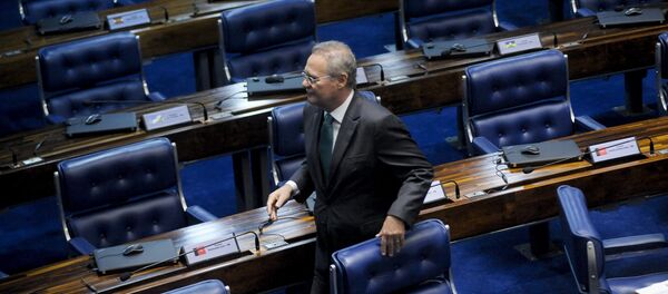 Renan Calheiros, el presidente do Senado de Brasil - Sputnik Mundo