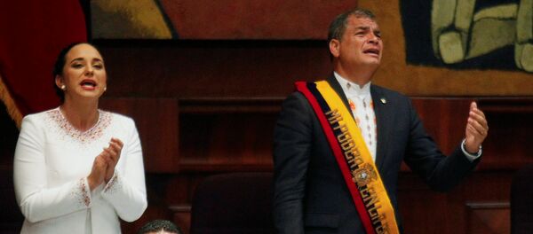 Rafael Correa, presidente de Ecuador Rafael Correa, presidente de Ecuador - Sputnik Mundo