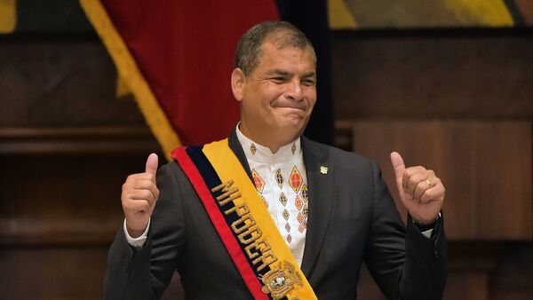 Rafael Correa, el presidente de Ecuador - Sputnik Mundo