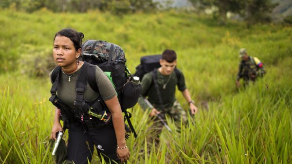 Miembros de la FARC (archivo) - Sputnik Mundo