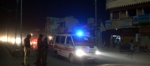 Una ambulancia india (archivo) - Sputnik Mundo