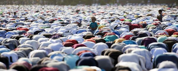 Celebración del fin del mes Ramadán - Sputnik Mundo