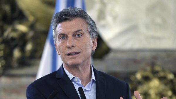 Mauricio Macri, presidente de Argentina - Sputnik Mundo