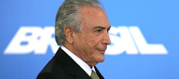 Michel Temer, presidente de Brasil - Sputnik Mundo