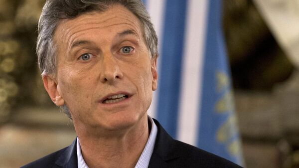 Mauricio Macri, presidente de Argentina - Sputnik Mundo