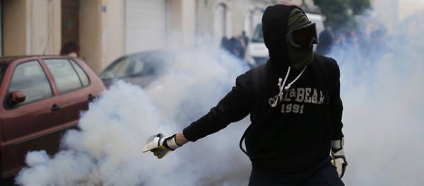 Un manifestante francés Un manifestante francés - Sputnik Mundo