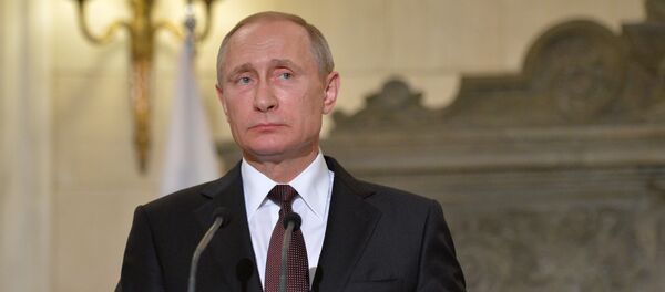 El presidente ruso, Vladímir Putin, durante su visita en Grecia - Sputnik Mundo