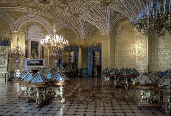 Una de las salas del Hermitage Una de las salas del Hermitage - Sputnik Mundo