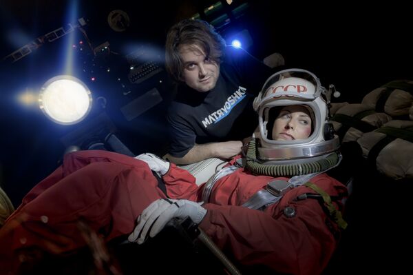 En el plató cinematográfico de la película Matryoshka En el plató cinematográfico de la película Matryoshka - Sputnik Mundo