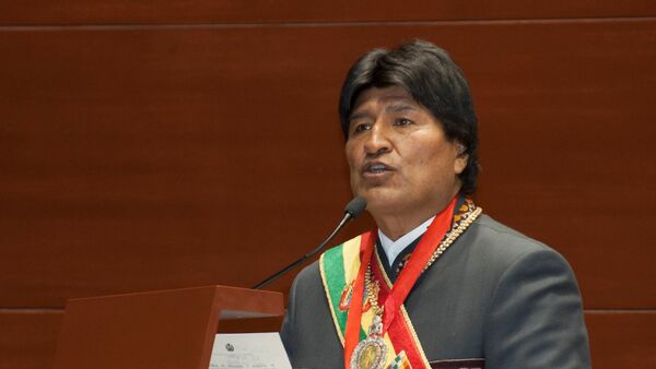 Evo Morales, presidente de Bolivia (archivo) - Sputnik Mundo