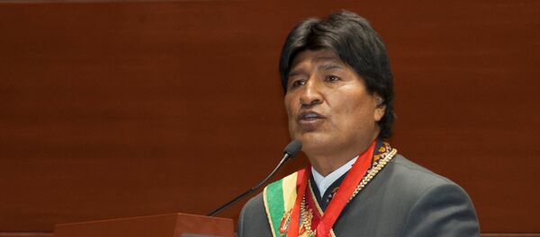 Evo Morales, presidente de Bolivia - Sputnik Mundo