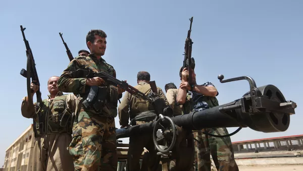 Los milicianos kurdos en Irak (archivo) - Sputnik Mundo
