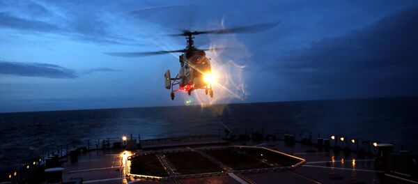 Helicóptero de la Flota rusa del Norte (archivo) - Sputnik Mundo