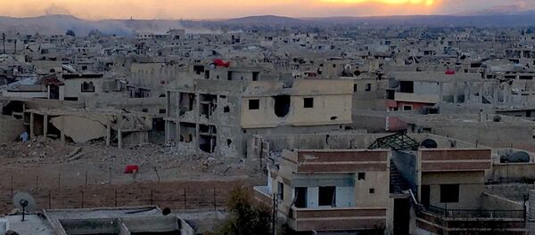 Edificios destruidos en Daraya, Siria - Sputnik Mundo