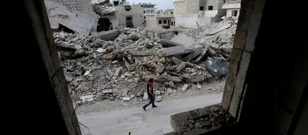 Edificios destruidos en la provincia de Idlib, Siria Edificios destruidos en la provincia de Idlib, Siria - Sputnik Mundo