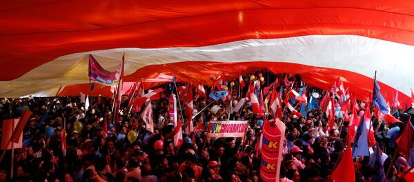 Los partidarios del Peruanos por el Kambio - Sputnik Mundo