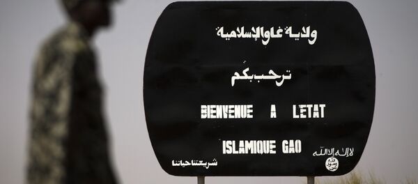 El cartel de Daesh: Bienvenidos al Estado Islámico en Gao, Mali (archivo) - Sputnik Mundo