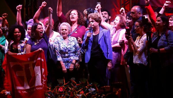 Dilma Rousseff, presidenta suspendida de Brasil - Sputnik Mundo