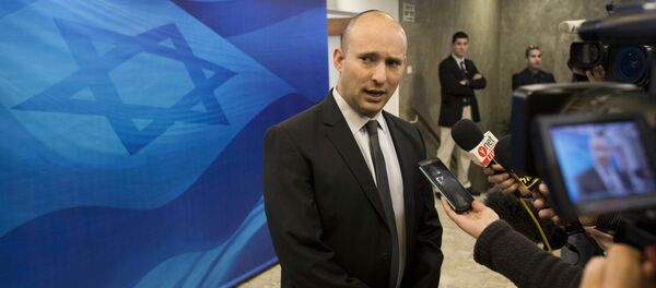 Abir Naftali Bennett, líder del partido 'El Hogar Judío', uno de los principales socios de Gobierno del primer ministro israelí, Benjamín Netanyahu - Sputnik Mundo