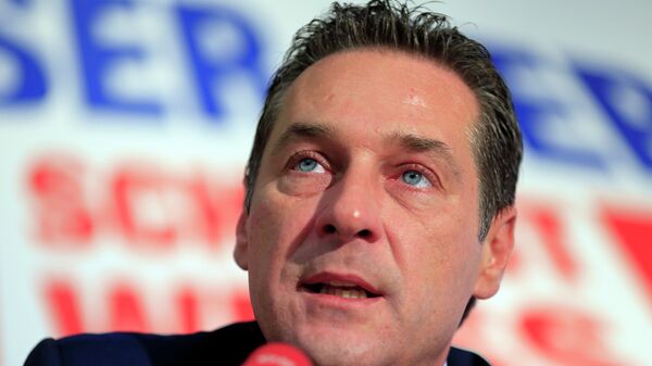 Der FPÖ-Chef Heinz-Christian Strache - Sputnik Mundo