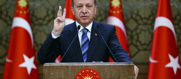 El presidente turco, Recep Tayyip Erdogan (archivo) - Sputnik Mundo