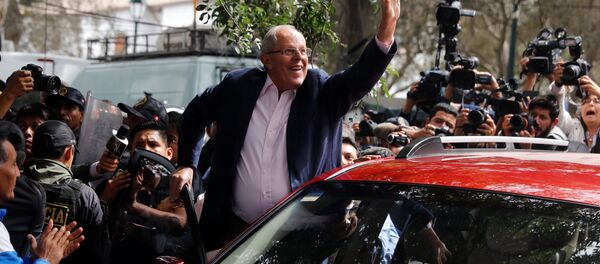 Pedro Pablo Kuczynski, candidato de Peruanos Por el Kambio (centroderecha) Pedro Pablo Kuczynski, candidato de Peruanos Por el Kambio (centroderecha) - Sputnik Mundo