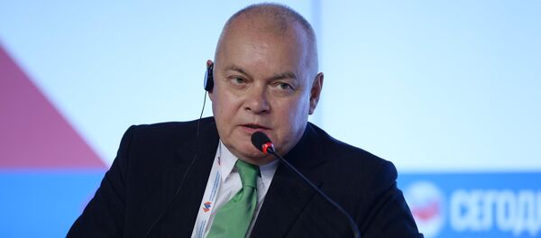 El director general de la Agencia de Información Internacional Rossiya Segodnya, Dmitri Kiseliov - Sputnik Mundo